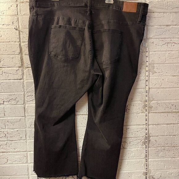 NWT Madewell Cali Demi-Boot Chewed Hem Jeans Plus Size Curvy 37Petite - Picture 7 of 14